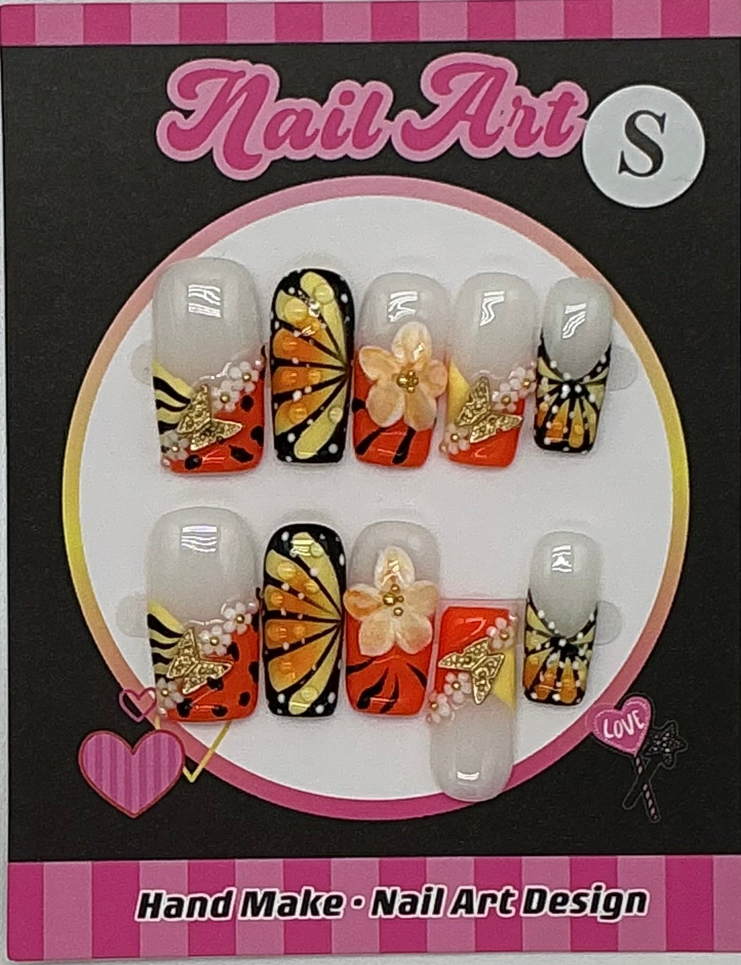 Press-On Nails, Square Shape
