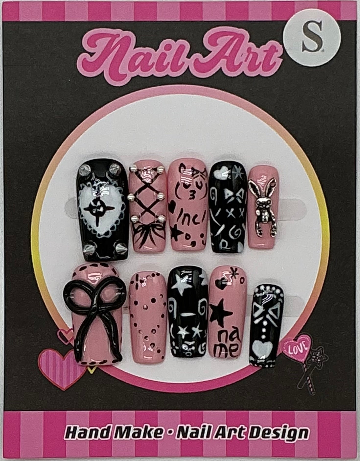 Press-On Nails, Square Shape