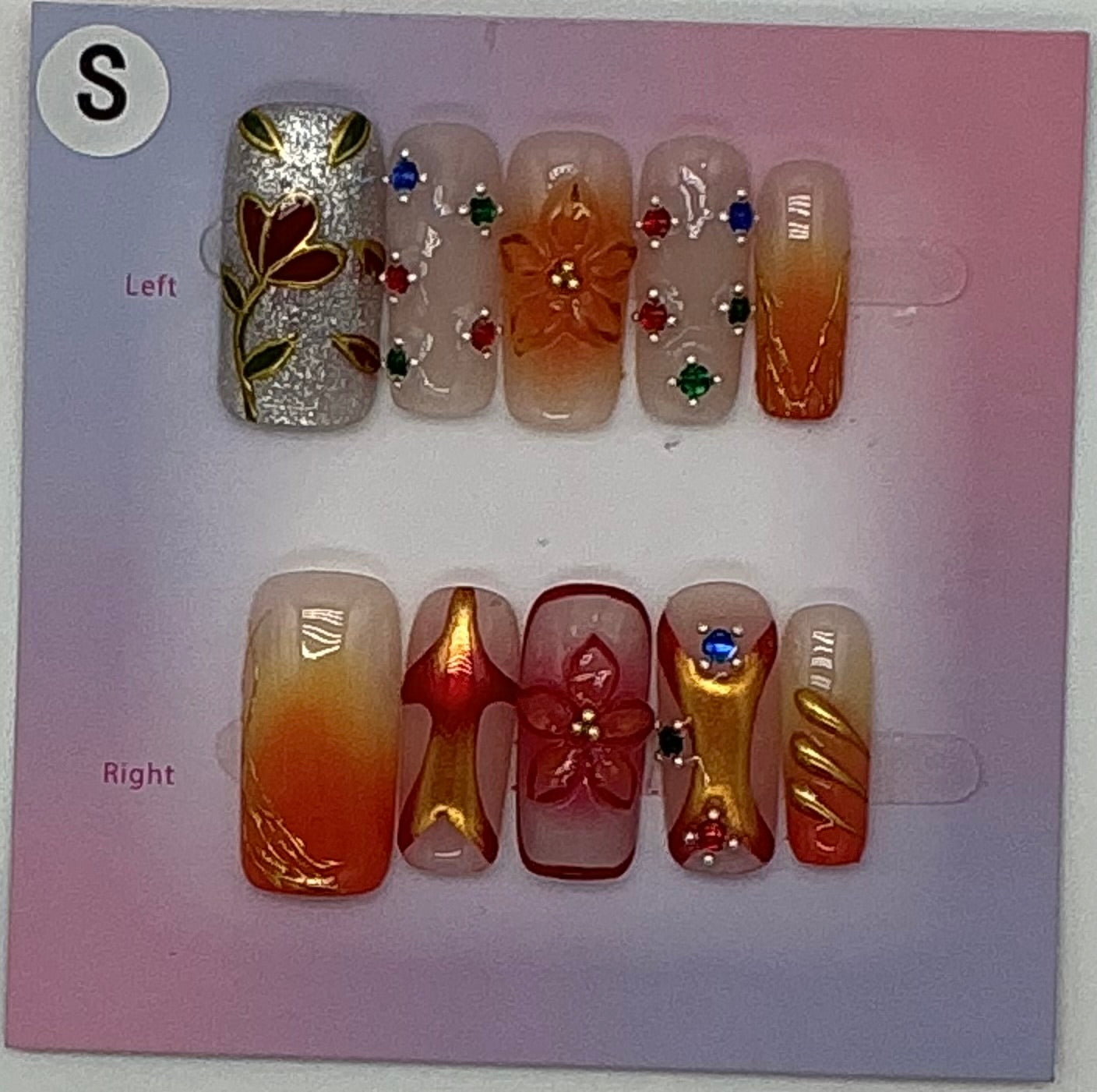 Press-On Nails, Square Shape