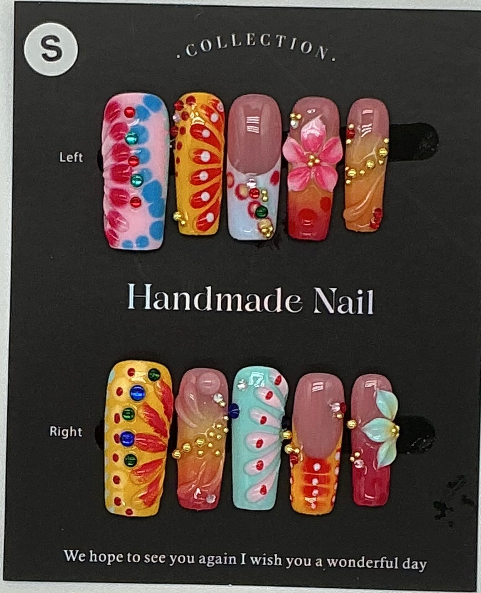 Press-On Nails, Square Shape