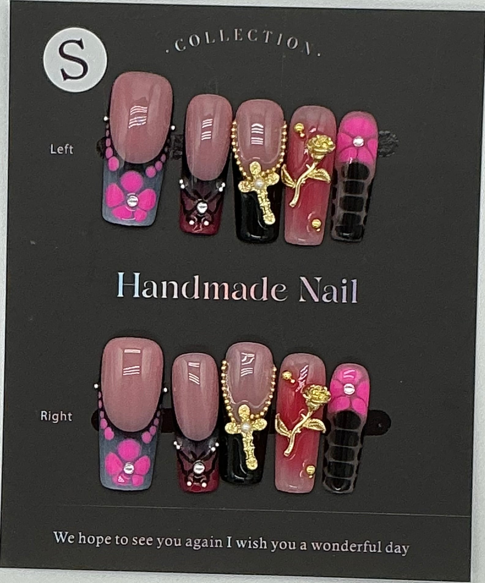 Press-On Nails, Square Shape