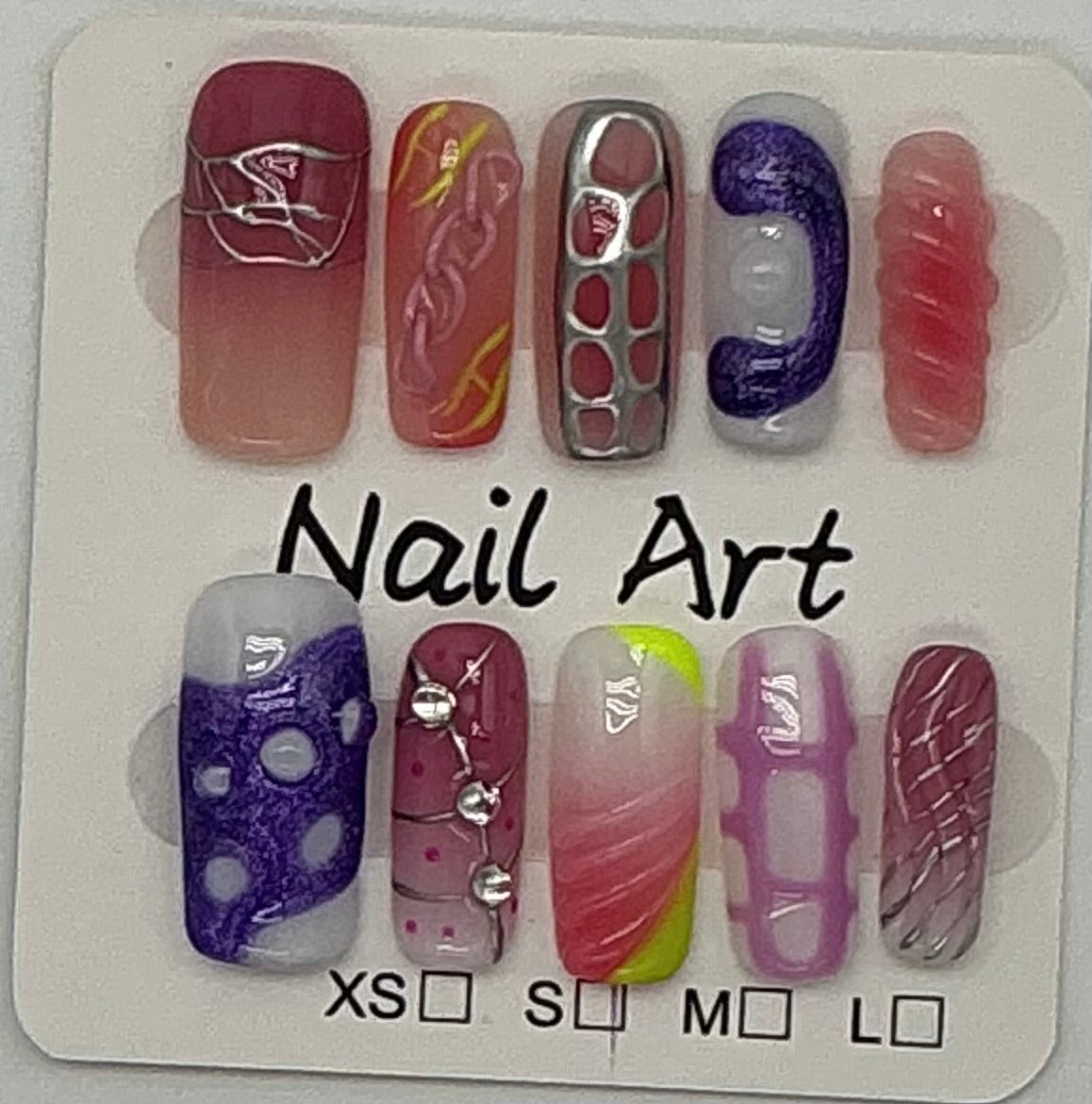 Press-On Nails, Square Shape