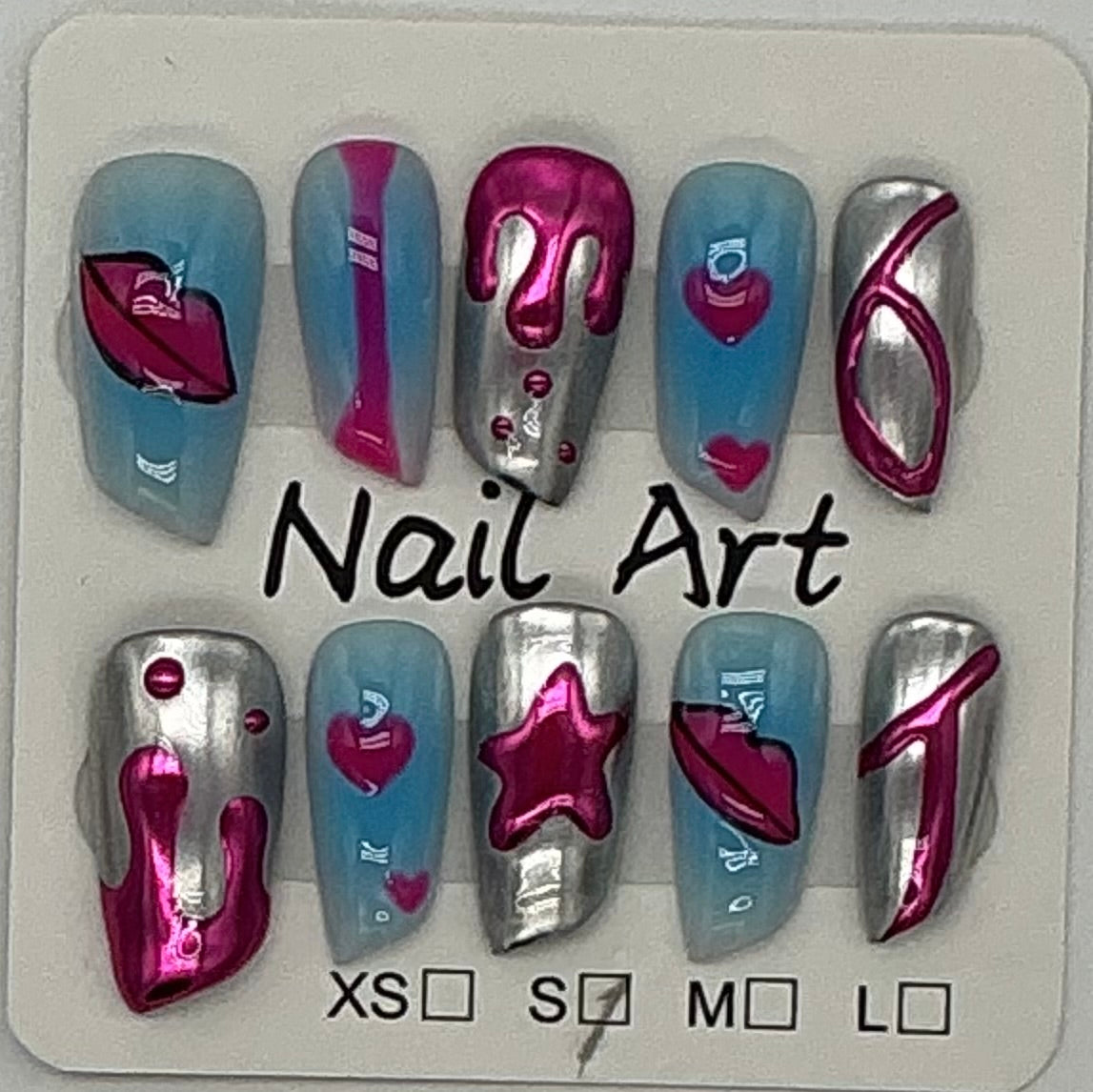 Press-On Nails, Square Shape