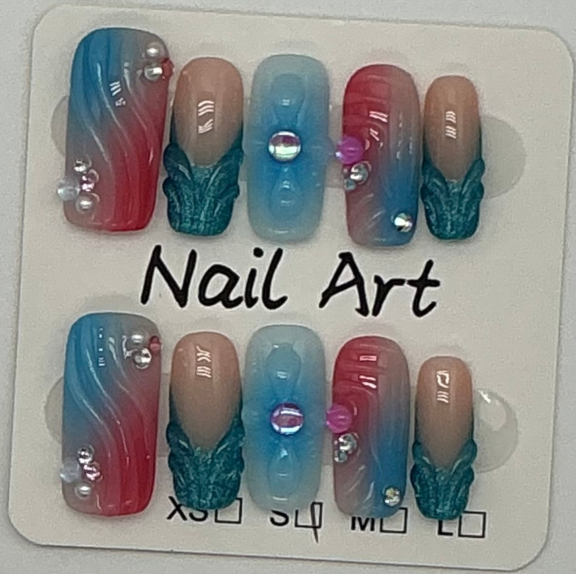 Press-On Nails, Square Shape