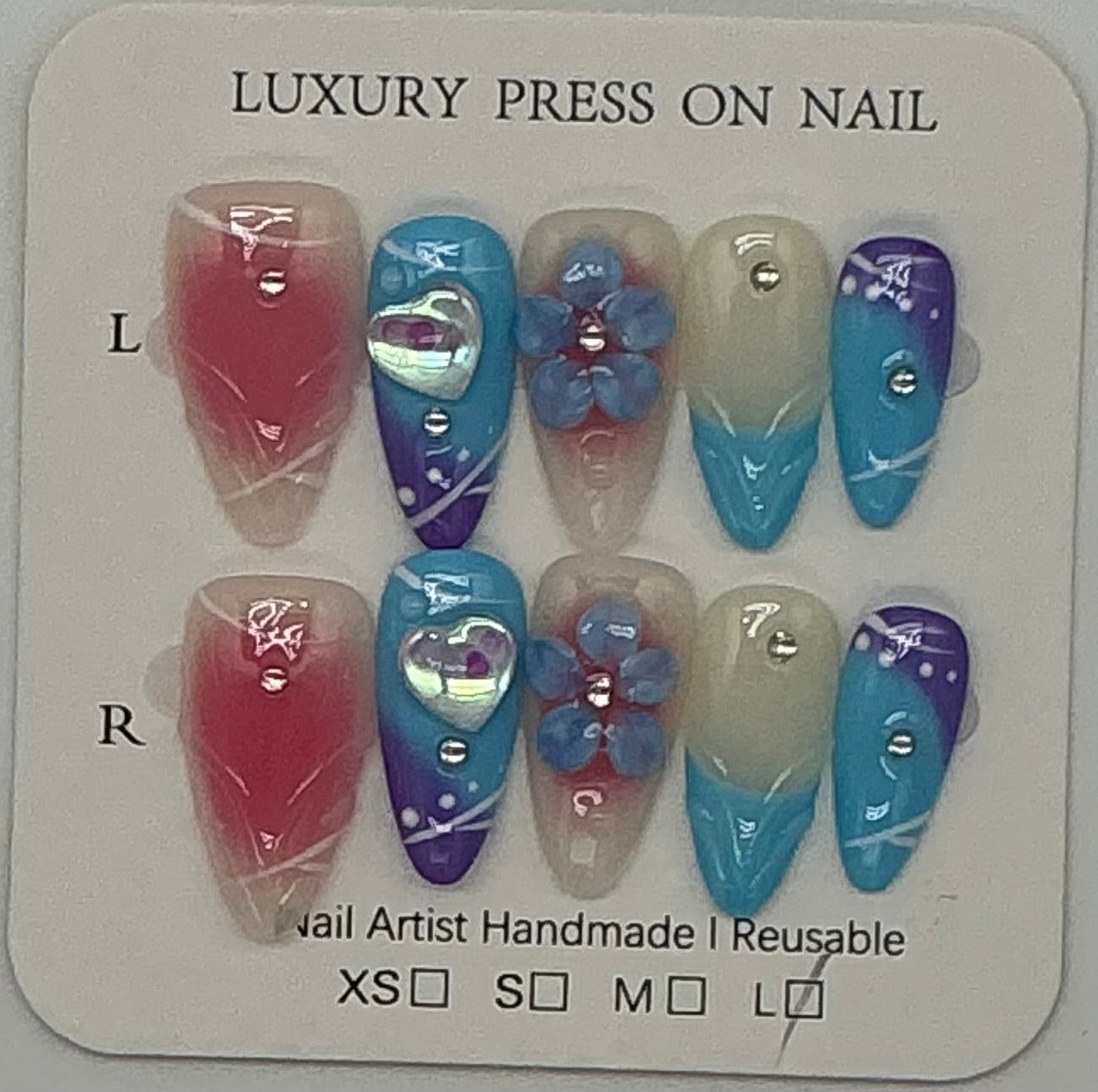 Press-On Nails, Almond Shape