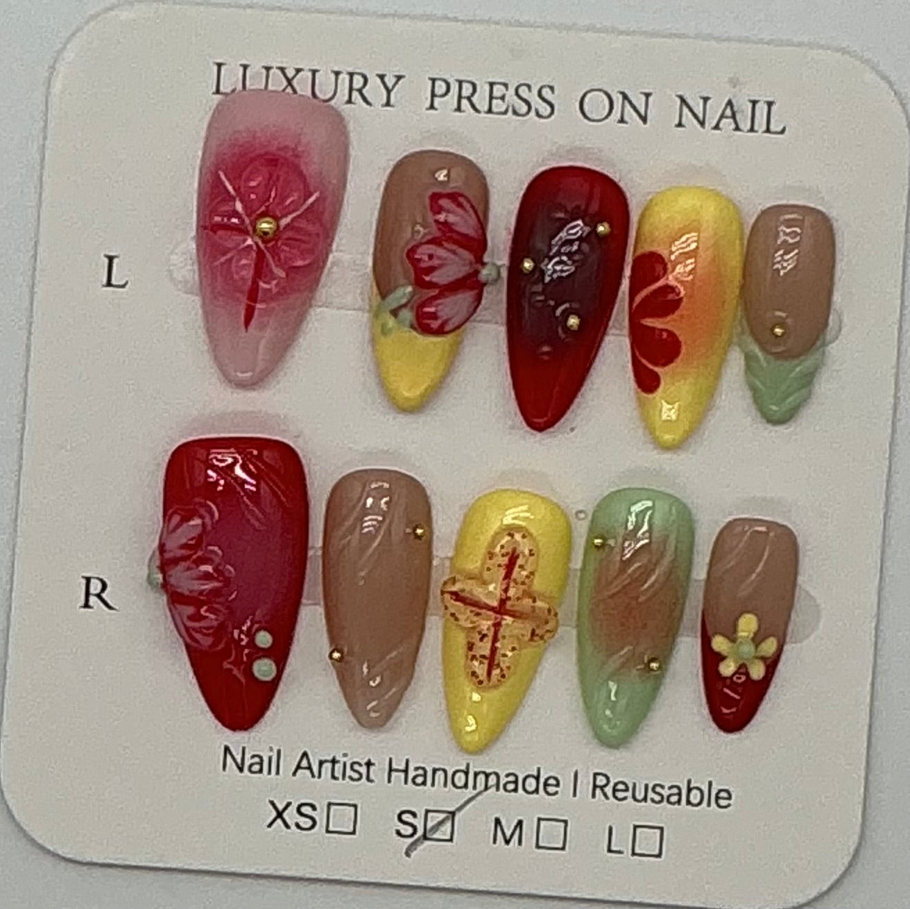 Press-On Nails, Almond Shape