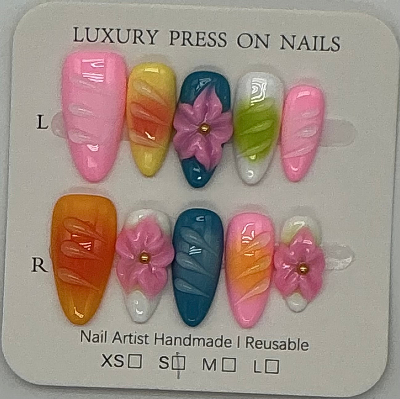 Press-On Nails, Almond Shape