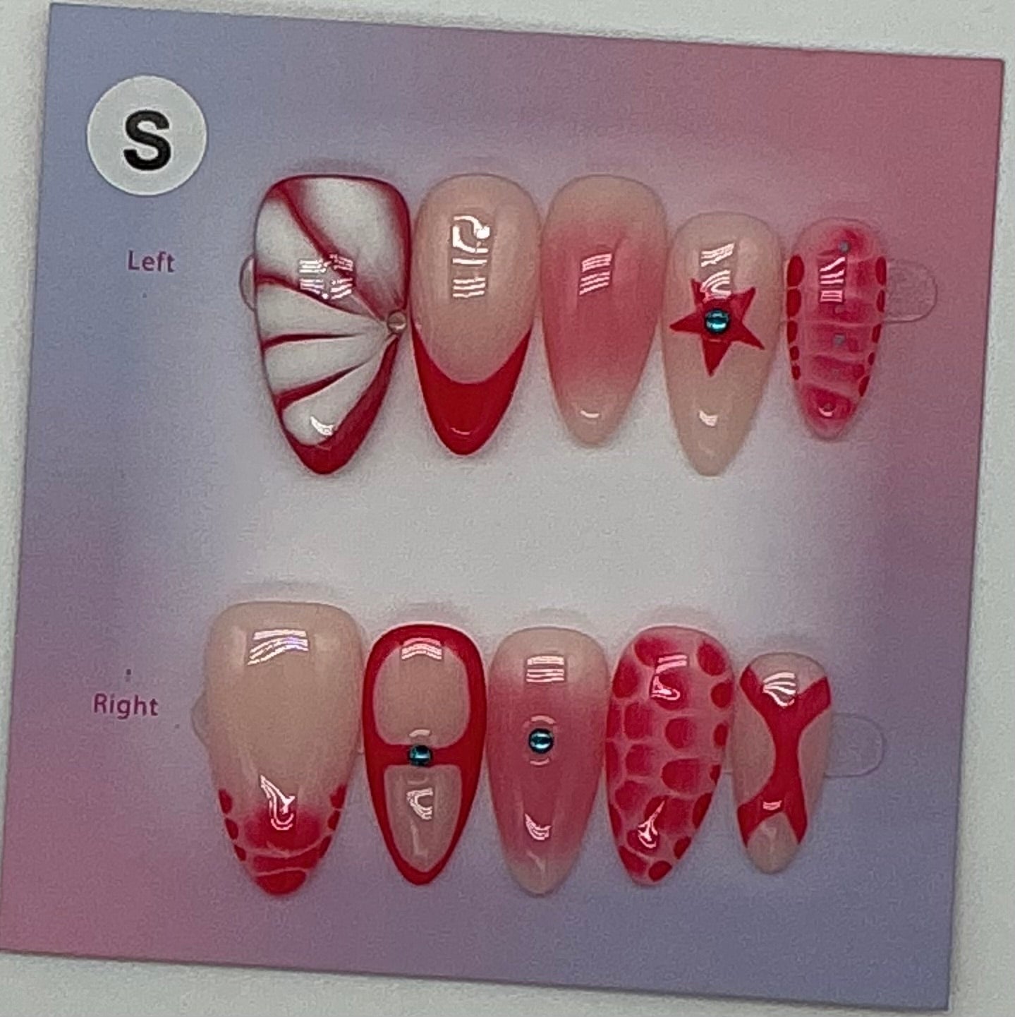 Press-On Nails, Almond Shape