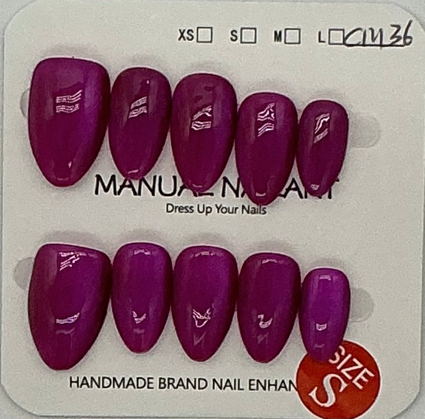 Press-On Nails, Solid Color